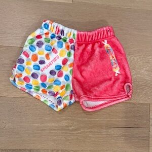 IScream Kids Multicolor Smarties Fleece Shorts size 10-12